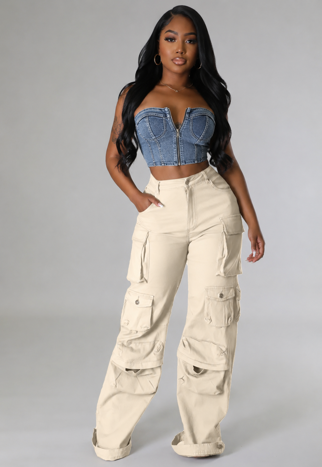 Westcoast Tan Cargo Jeans
