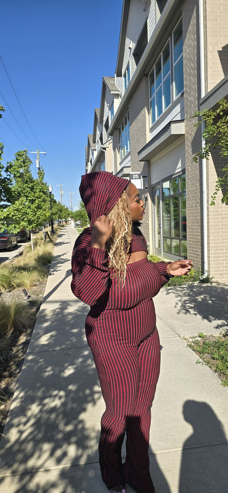 Keep It Cute 2 Pc Plus Jumpsuit