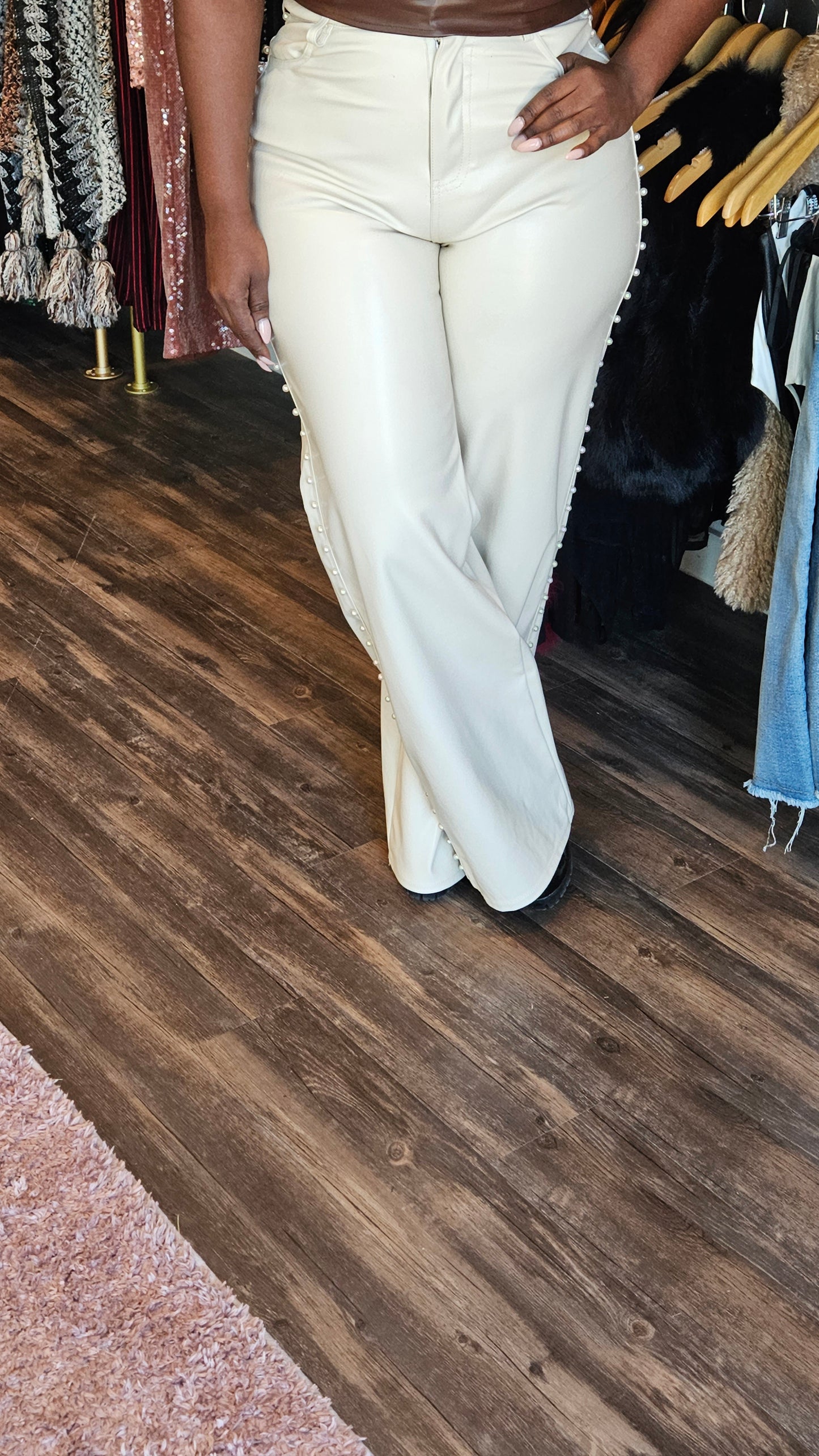 Candy Girl Vegan Leather Pants