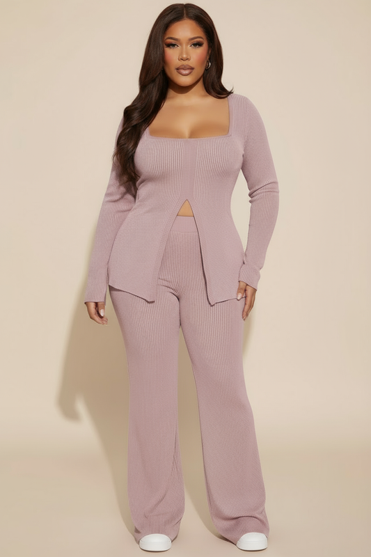 Pink plus size stretch set. Comfortable and perfect for running errands.
