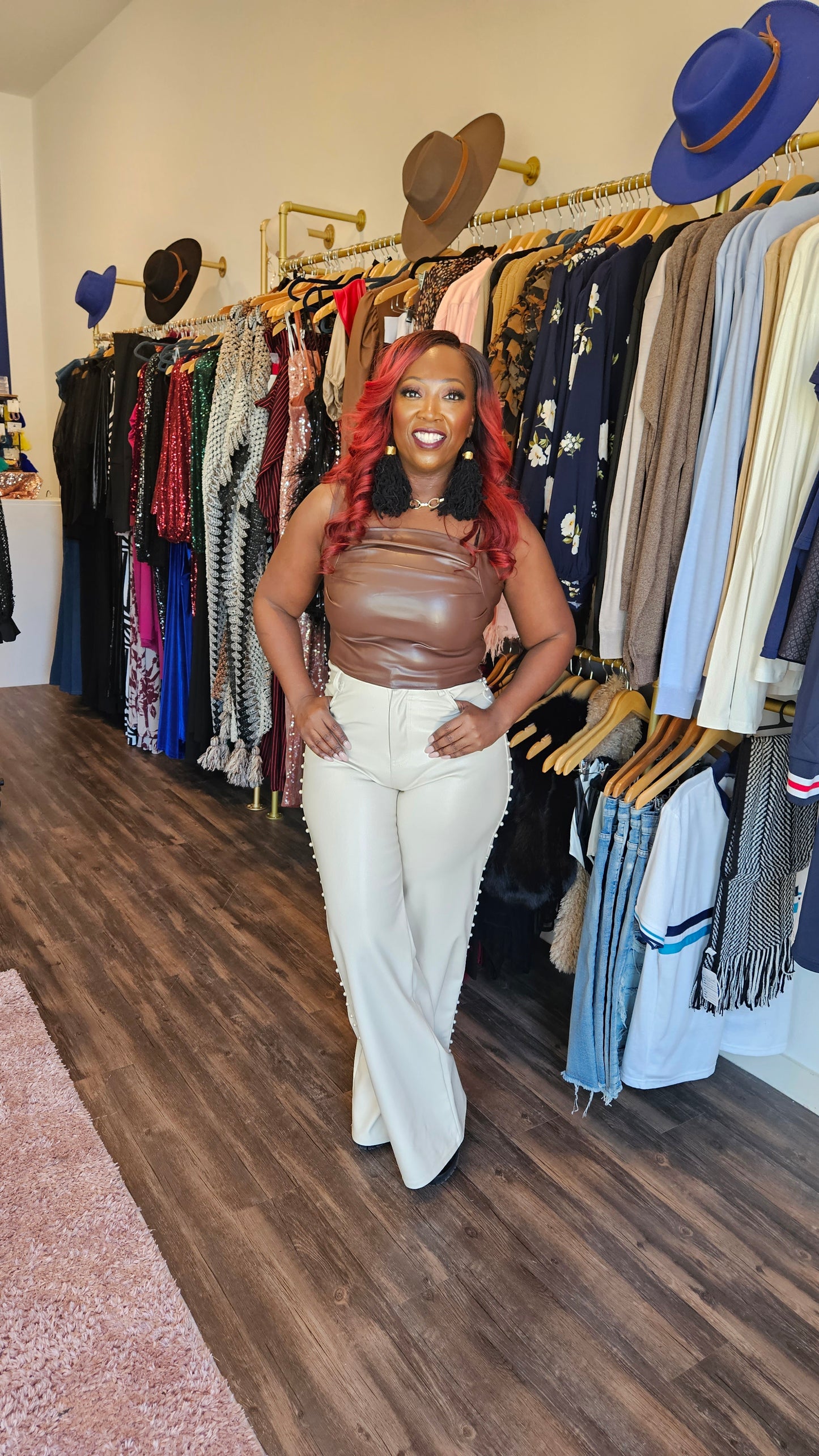 Candy Girl Vegan Leather Pants