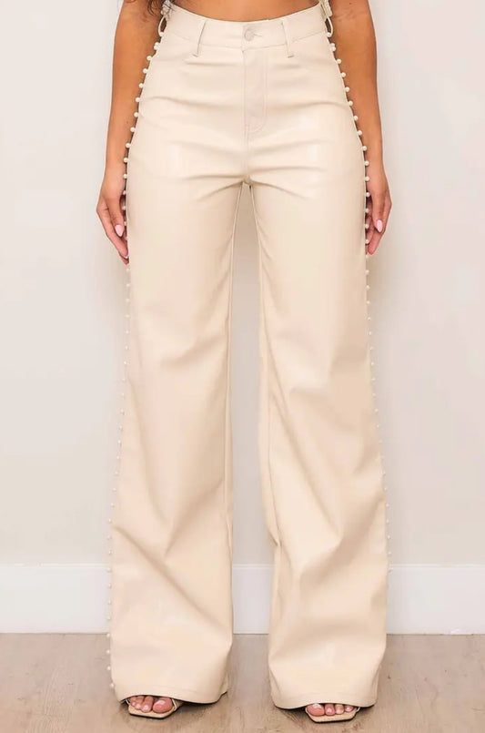 Candy Girl Vegan Leather Pants