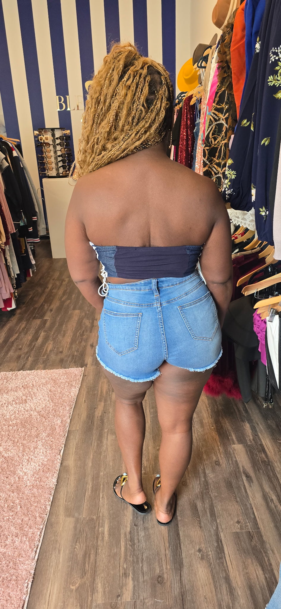 Biker Chic Halter Top